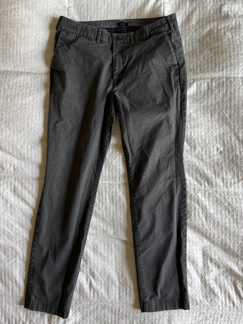 Express Men's Skinny Charcoal Gray Dress Pants 34x30